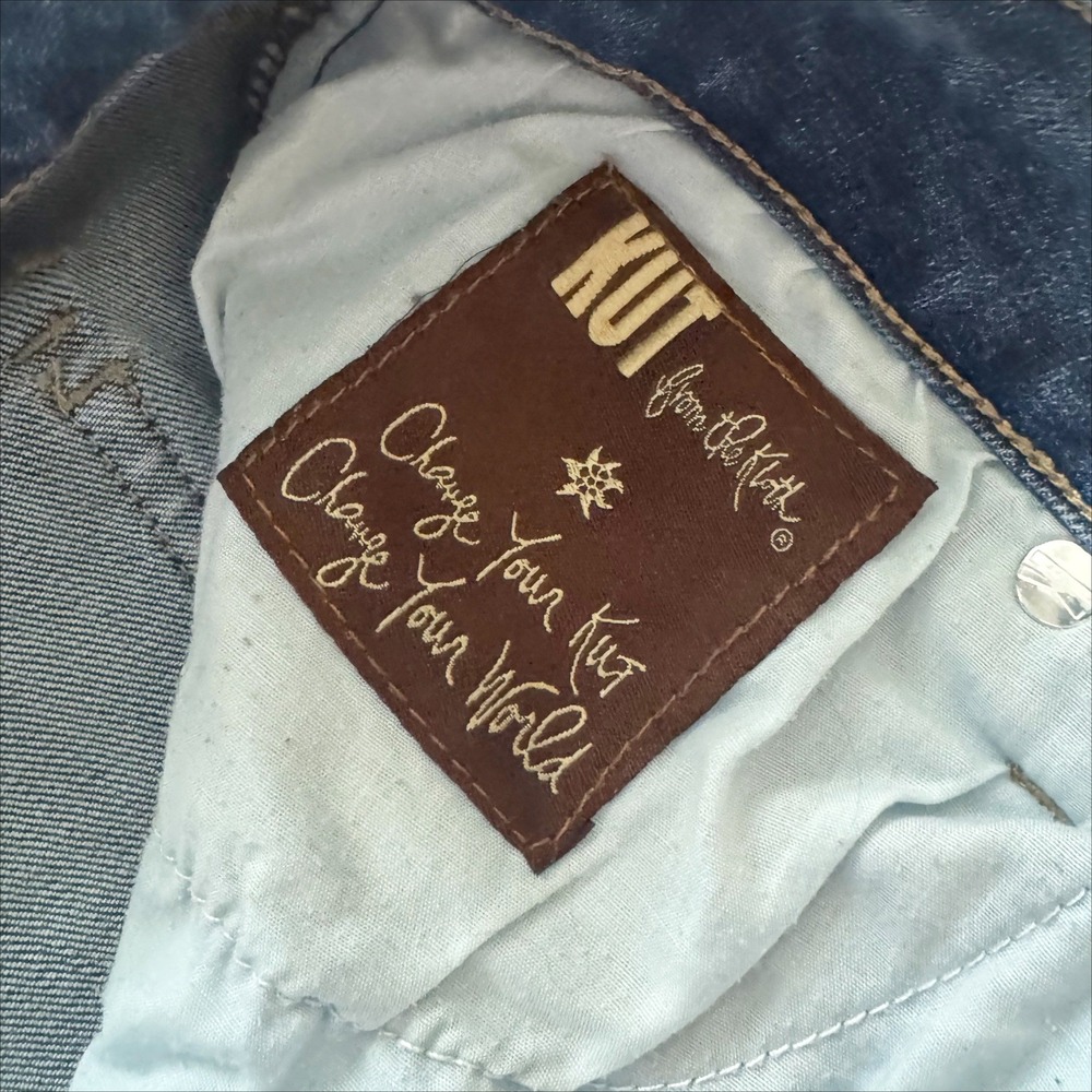 Kut from the Kloth Natalie Bootcut Jeans Medium Wash Flap Pocket KP1549MA4R 14 - Picture 7 of 12